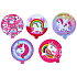 Rappa Selbstaufblasender Ballon mit Einhorn 12 cm 1 Stück