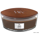 WoodWick Humidor - Duftkerze mit Zigarrenetui und breitem Holzdocht und Deckel 453 g