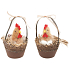 Tasse mit Huhn 12 cm verschiedene Arten 1 Stück