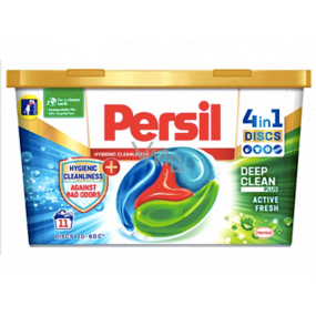 Persil Discs 4in1 Kapseln zum Waschen, alle Arten von Wäsche und Sportbekleidung Box 11 Dosen 275 g