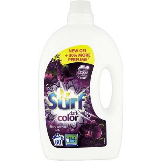 Surf Black Midnight Waschgel für dunkle Wäsche 60 Dosen 3 l