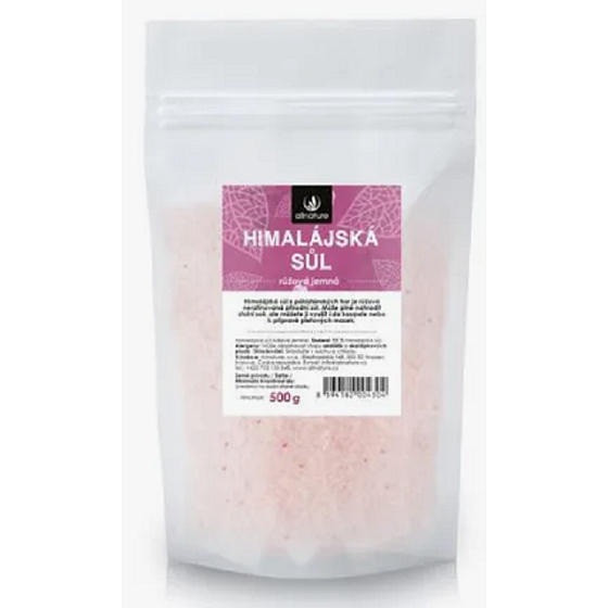 Allnature Himalaya-Salz enthält Eisen, Vitamine, Mineralien 500 g