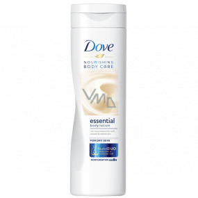 Dove Essential Nourishment Nutri Duo Körperlotion für trockene Haut 250 ml