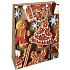 Nekupto Geschenk Papiertüte 32,5 x 26 x 13 cm Weihnachtslebkuchen WBL 1946 01