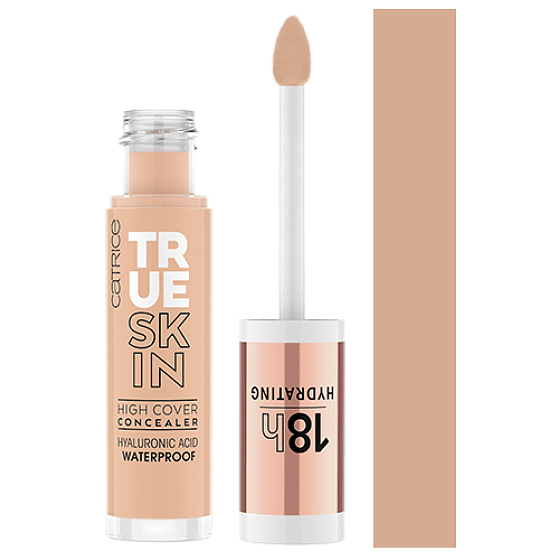 Catrice True Skin High Cover lang anhaltender wasserdichter flüssiger Concealer 020 Warm Beige 4,5 ml