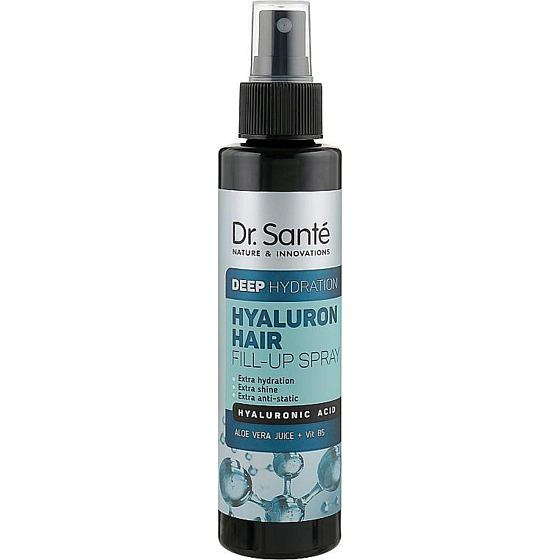 Dr. Santé Hyaluron Hair Deep Hydration Hair Spray für trockenes, stumpfes und brüchiges Haar 150 ml