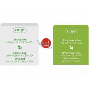 Ziaja Olivenöl Antifaltencreme 30+ 50 ml + Olivenöl Hautcreme für Kinder ab 1 Monat 50 ml, Duopack