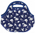 Albi Original Thermo-Snackbeutel Blaue Blume hält Speisen länger warm/kalt 30 x 27 x 18 cm