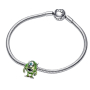 Charme Sterling Silber 925 Disney Pixar Monsters Ltd, Mike Wazowski, Armband Perle
