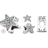 Charme Sterling Silber 925 Asymmetrische Stern Perle auf Armband Universum