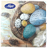 Nekupto Papierservietten 3 Lagen 33 x 33 cm 20 Stück Ostern - gesprenkelte Eier