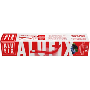 Alufix wiederverschließbare Beutel mit Reißverschluss Mix 1 l + 3 l + 6 l, 15 Stück