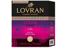 Lovran Color & Dark Amla Parchouli Waschmittel für farbige und dunkle Wäsche 50 Waschungen, 2,5 kg