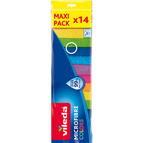Vileda Mikrofasertuch Color, 14 Stück