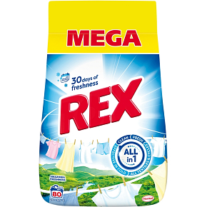 Rex Amazonia Freshness Waschmittel, 80 Wäschen