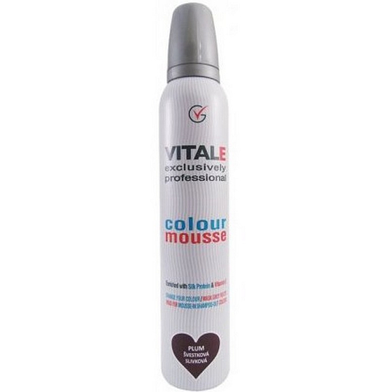 Vitale Exclusively Professional Coloring Mousse Mit Vitamin E Pflaume - Pflaume 200 ml