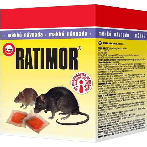 Ratimor-Weichköder zur Bekämpfung von Nagetieren 250 g