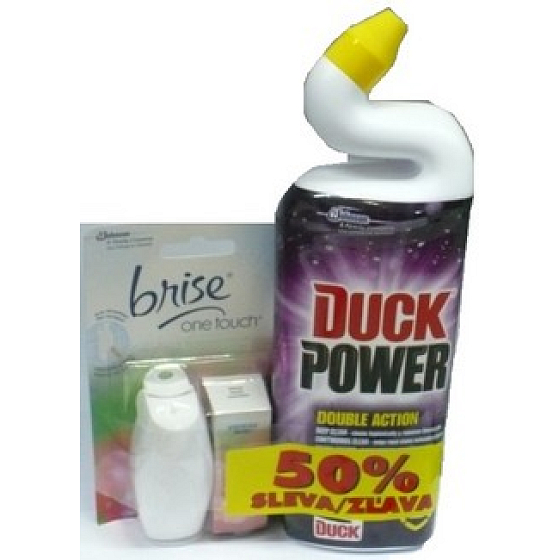 Duck Toilet Power WC-Reiniger 750 ml + Brise One Touch 10 ml Spray