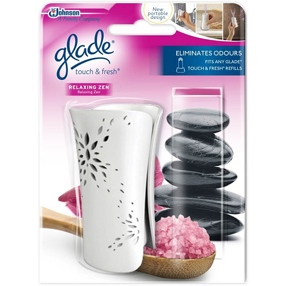 Glade One Touch Japanischer Garten Mini Sprühlufterfrischer Set 10 ml