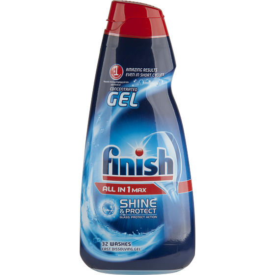 Finish All in 1 Max Shine & Protect Geschirrspülgel 650 ml