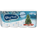 Big Soft Winter Toilettenpapier mit Druck 3-lagig 160 Stück 8 Stück