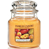 Yankee Candle Mango Pfirsichsalsa - Mango und Pfirsichsalsa Duftkerze Classic Medium Glass 411 g