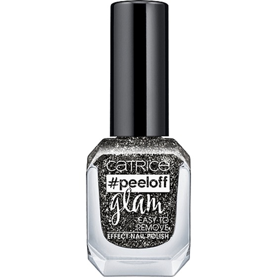 Catrice Peeloff Glam Einfach zu Nagellack 04 Girls Bite Black 11 ml entfernen