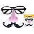 Brille mit leuchtender Nase