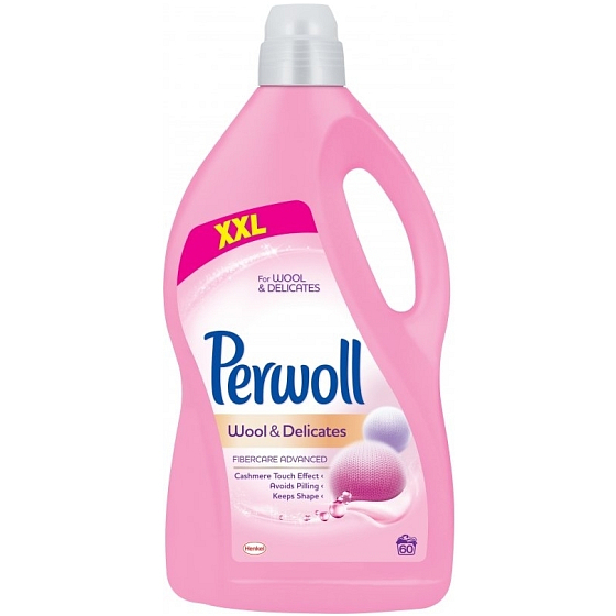 Perwoll Wool & Delicates Waschgel für Wolle und Seide 60 Dosen 3,6 l