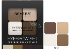Revers Eyebrow Set Professionelles Stylist-Augenbrauenset 01 18 g