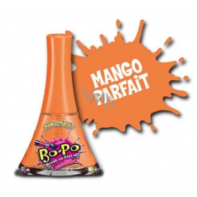 Bo-Po Nagellack Peeling Orange mit dem Duft von Mango Parfait für Kinder 5,5 ml