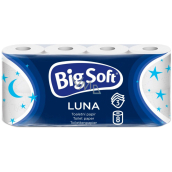 Big Soft Luna Toilettenpapier Weiß 160 Stück 3lagig 8 Stück