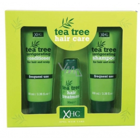 Xpe Tea Tree Haarshampoo 100 ml + Haarspülung 100 ml + Haarserum 30 ml, Geschenkset