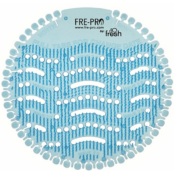 Fre Pro Wave 2.0 Ocean Mist duftendes Urinal-Sieb blaugrün 19 x 20,3 x 1,9 cm 52 g 2 Stück