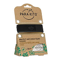 Parakito Repellent Mückenarmband Farbig schwarz natürlich, nachfüllbar, wasserdicht, Schutz 24h / Tag - 15 Tage zum Nachfüllen + zwei Nachfüllungen