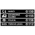Arch Wallet Sticker schwarz-weiß 6 x 3 cm