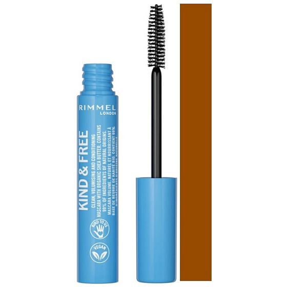 Rimmel London Kind & Free Mascara 002 Braun Schwarz 7 ml