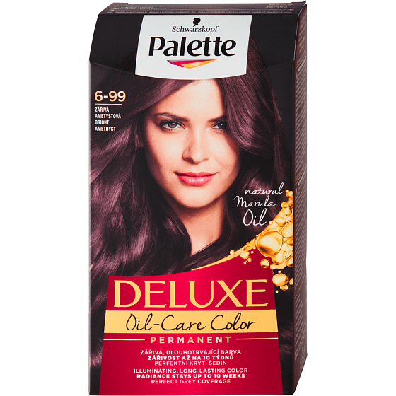 Schwarzkopf Palette Deluxe Haarfarbe 6-99 Glänzend Amethyst 115 ml