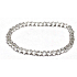 Kristall-Facetten-Armband elastisch Naturstein, Kugel 4 mm / 16 - 17 cm, Steinchen