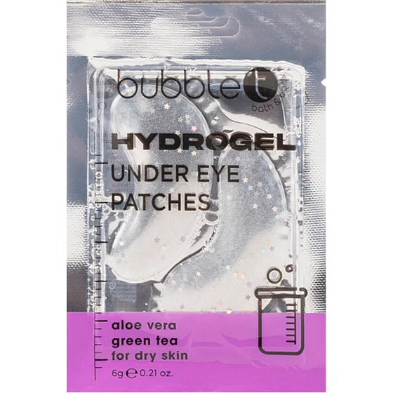 Bubble't Aloe Vera & Grüner Tee Hydrogel Augenpads für trockene Haut 1 Paar 6 g