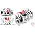 Charme Sterling Silber 925 Disney Minnie Mouse Schleife und das Wort Mum - Mum, Perle auf Armband