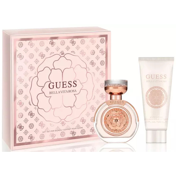 Guess Bella Vita Rosa Eau de Toilette 30 ml + Körperlotion 100 ml, Geschenkset für Frauen