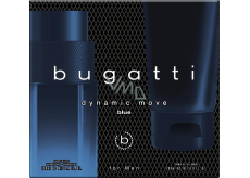 Bugatti Dynamic Move Blue Eau de Toilette 100 ml + Duschgel 200 ml, Geschenkset für Männer