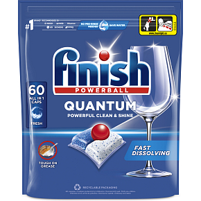 Finish Geschirrspültabs Quantum All in 1, 60 Stk