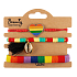 Albi Kauri Muscheln Silber, Herz Regenbogen Armbänder, verstellbare Größe, Set 3 Stück