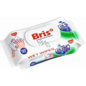 Bris hygienische feuchte Tücher mit Clip, 100 Stk