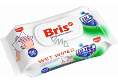 Bris hygienische feuchte Tücher mit Clip, 100 Stk