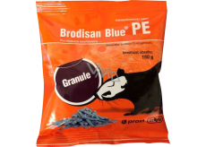Brodisan Blue PE Granulate zur Bekämpfung von Nagetieren Sack, 150 g