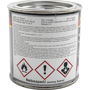 Biopol Paints Silikon-Silberfarbe, hitzebeständig bis 500 °C, 350 g