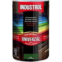 Industrol S2013 universell glänzende Oberfarbe für Metall und Holz, 5300 mittlere Grün, 4 l
